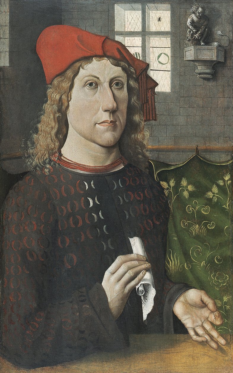 Porträtt av en ung man av Master of the Lüneburg Last Judgement