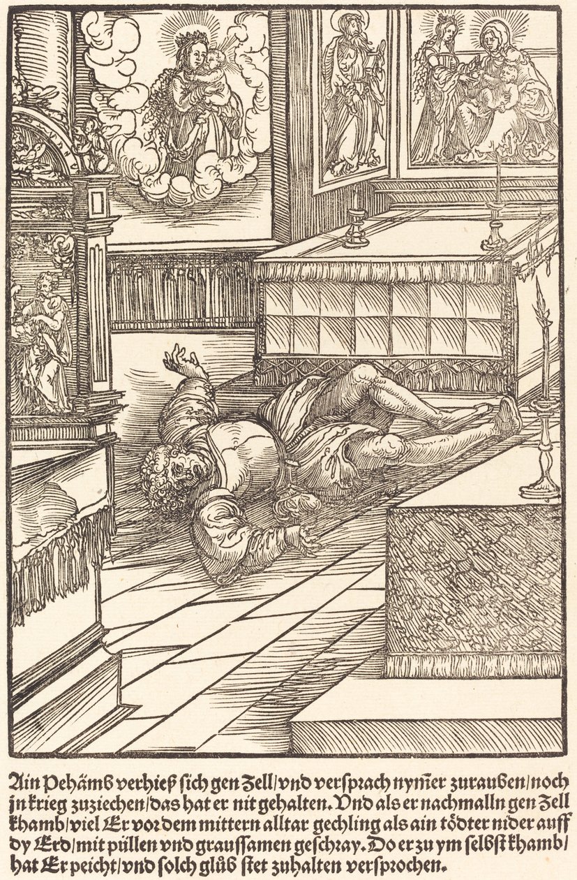 Ain Pehamss lovar att Zell ... av Master of the Miracles of Mariazell