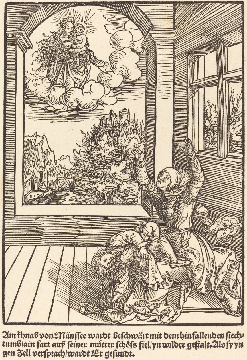 Ain khnab av Mansee wardt .. av Master of the Miracles of Mariazell