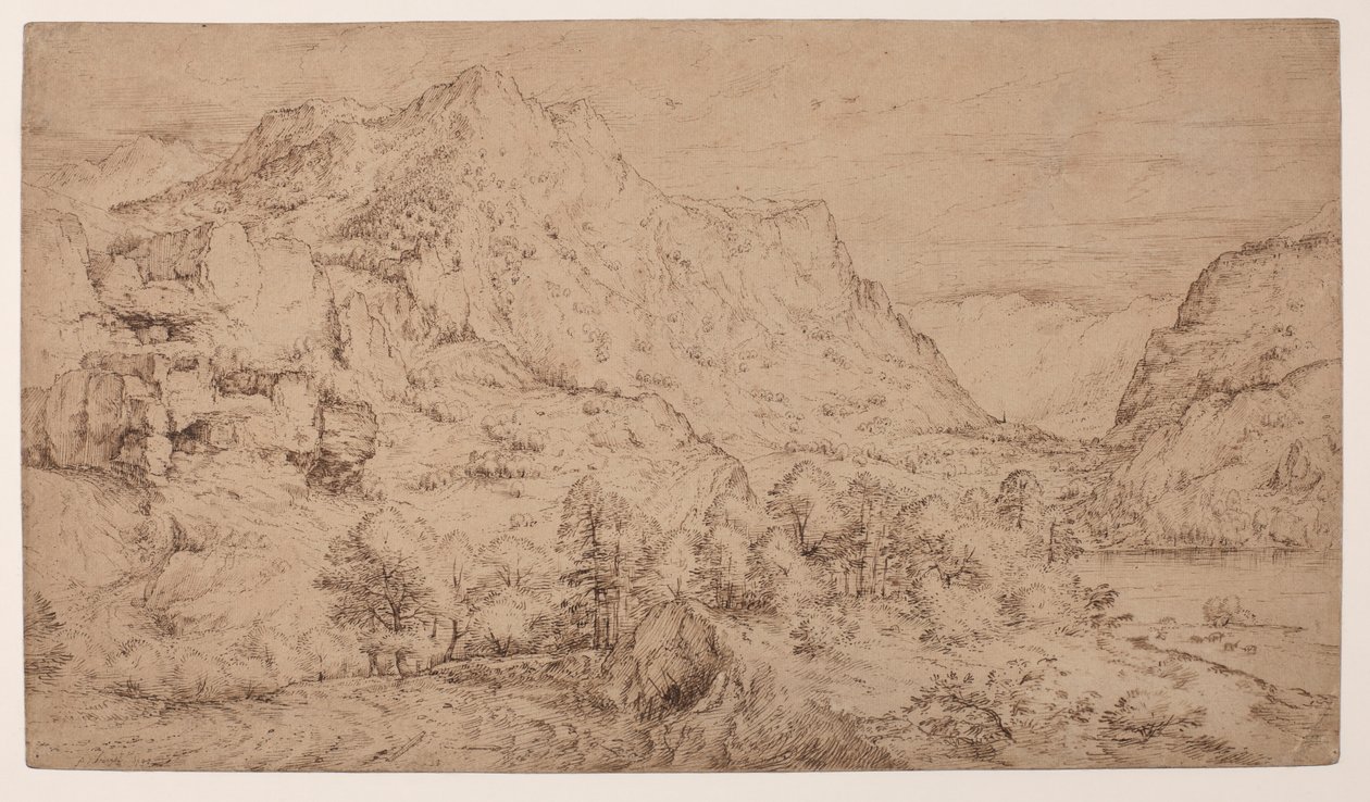 Alplandskap av Master of the Mountain Landscapes