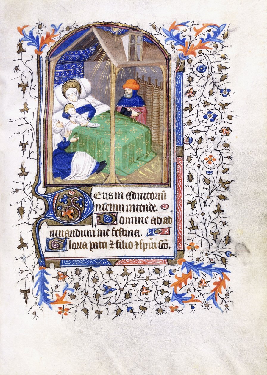 Nativity, c.1430-1440 av Master of the Munich Golden Legend