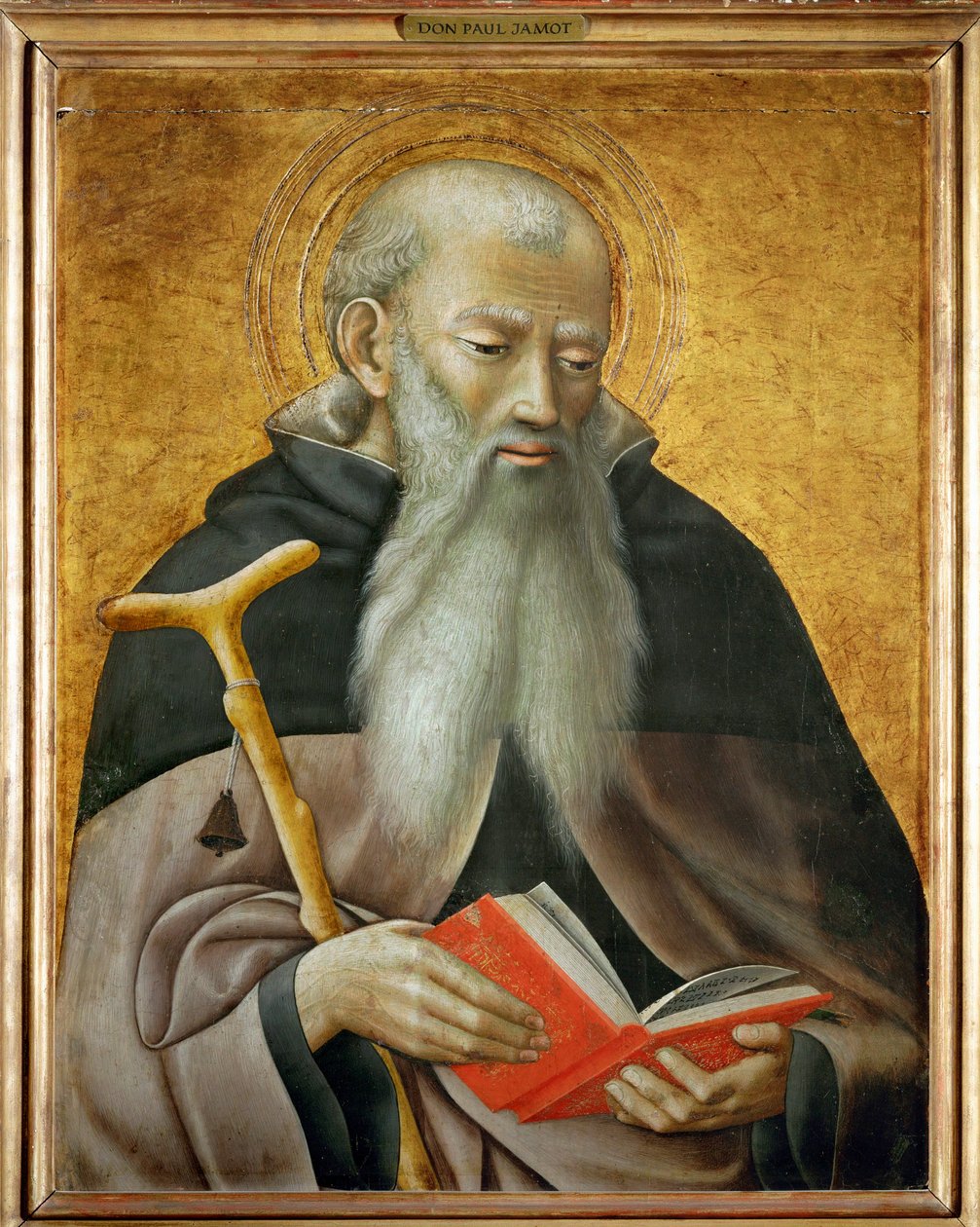 Sankt Antonius abbot... av Master of the Osservanza