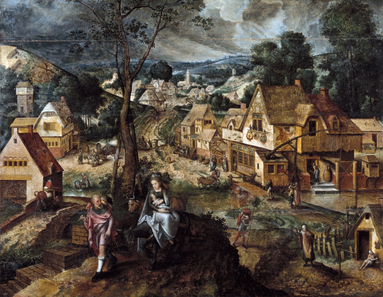 Flyg till Egypten av Master of the Prodigal Son