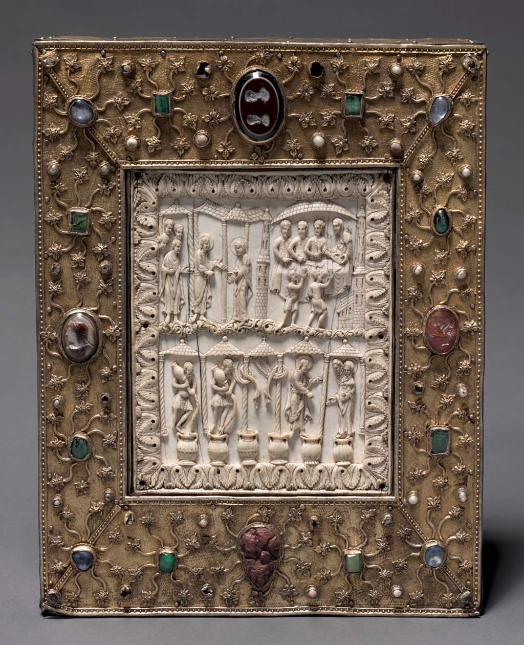 Bokformad relikvier, c.1000 av Master of the Registrum Gregorii