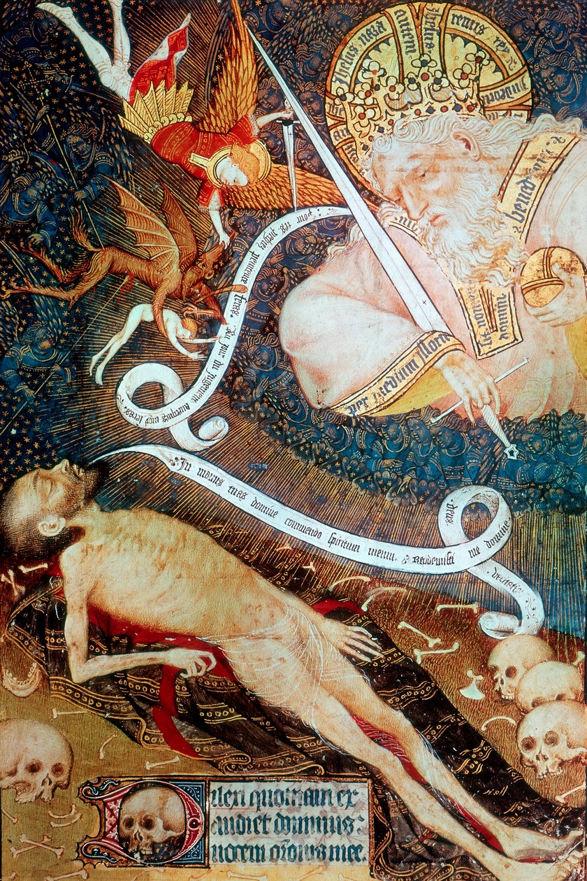 Dödsdomen, tidigt 1400-tal av Master of the Rohan Hours