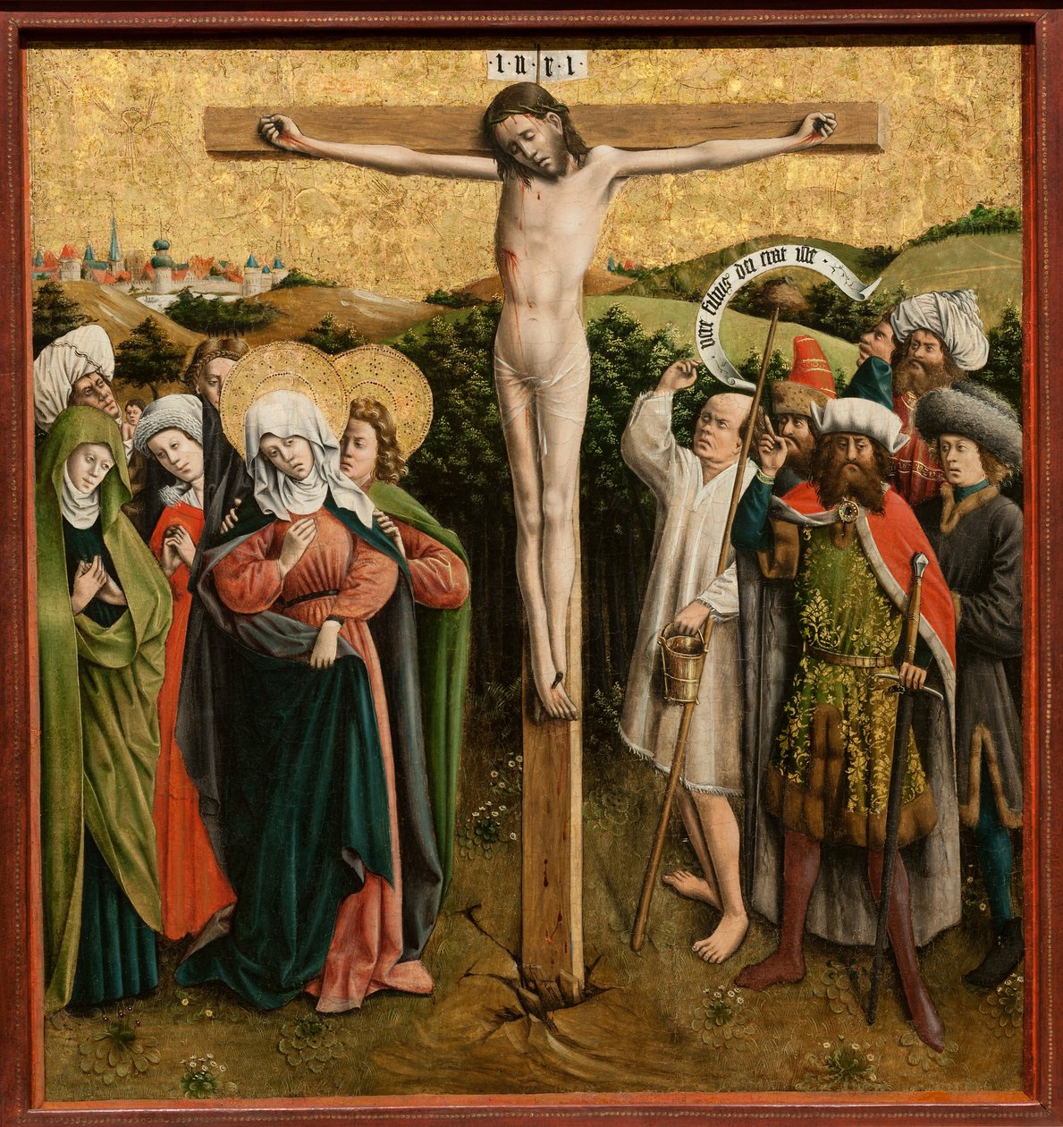 Altartavla med Kristi passion av Master of the Schlägl Altarpiece