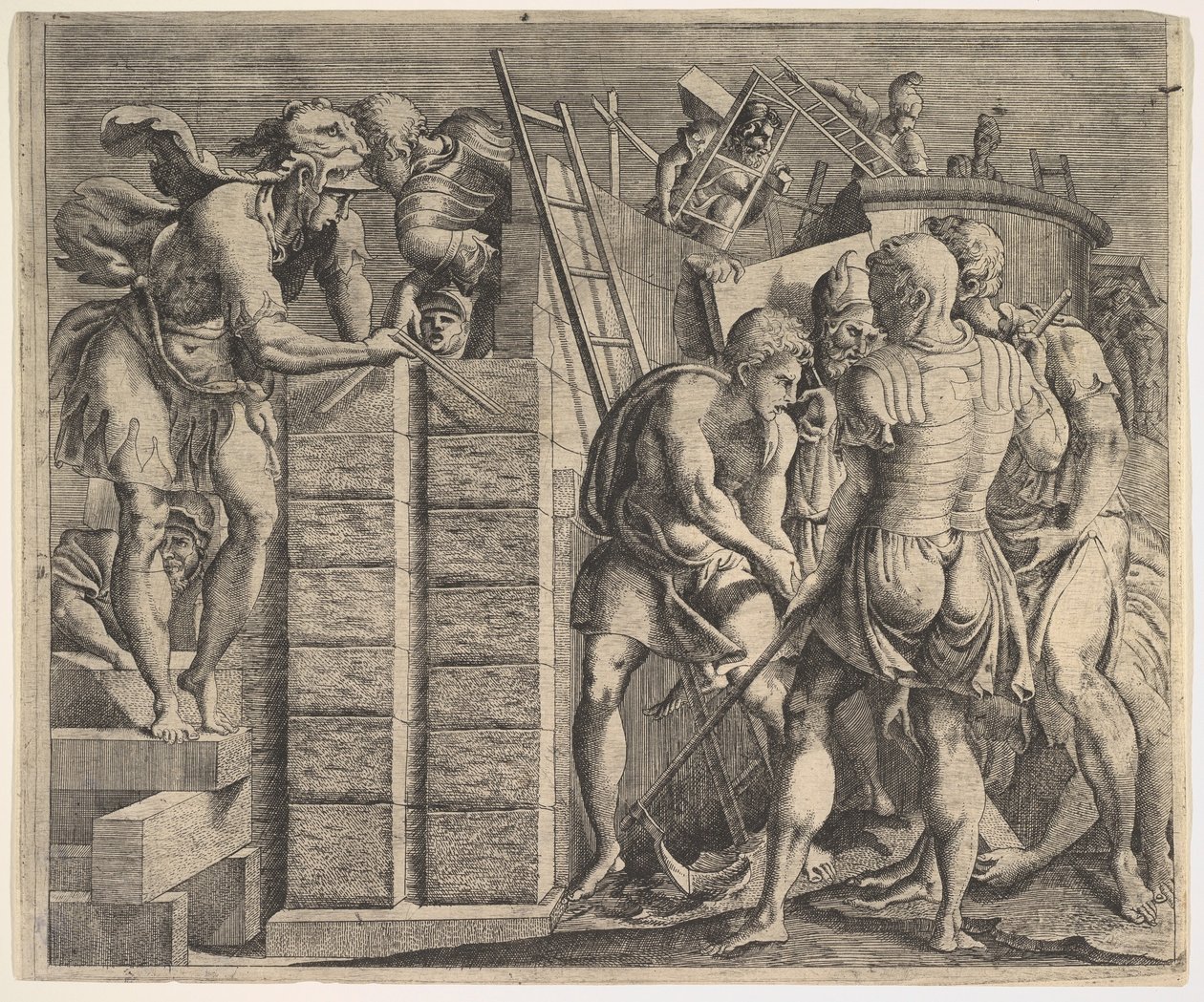 Cadmus Founding Thebe, ca. 1543-44. av Master of the Story of Cadmus