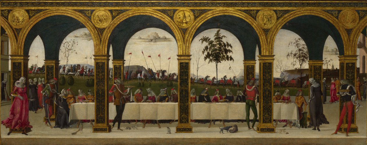 Berättelsen om Griselda. Del III: Återförening, c.1490-1495 av Master of the Story of Griselda