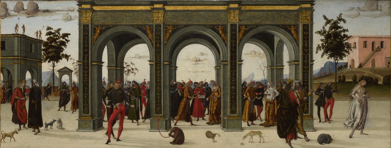 Berättelsen om Griselda. Del II: Exil, c.1490-1495 av Master of the Story of Griselda