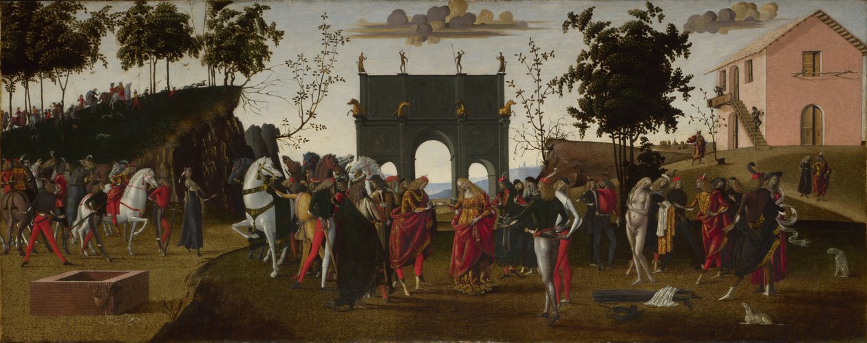 Berättelsen om Griselda. Del I: Äktenskap, c.1490-1495 av Master of the Story of Griselda