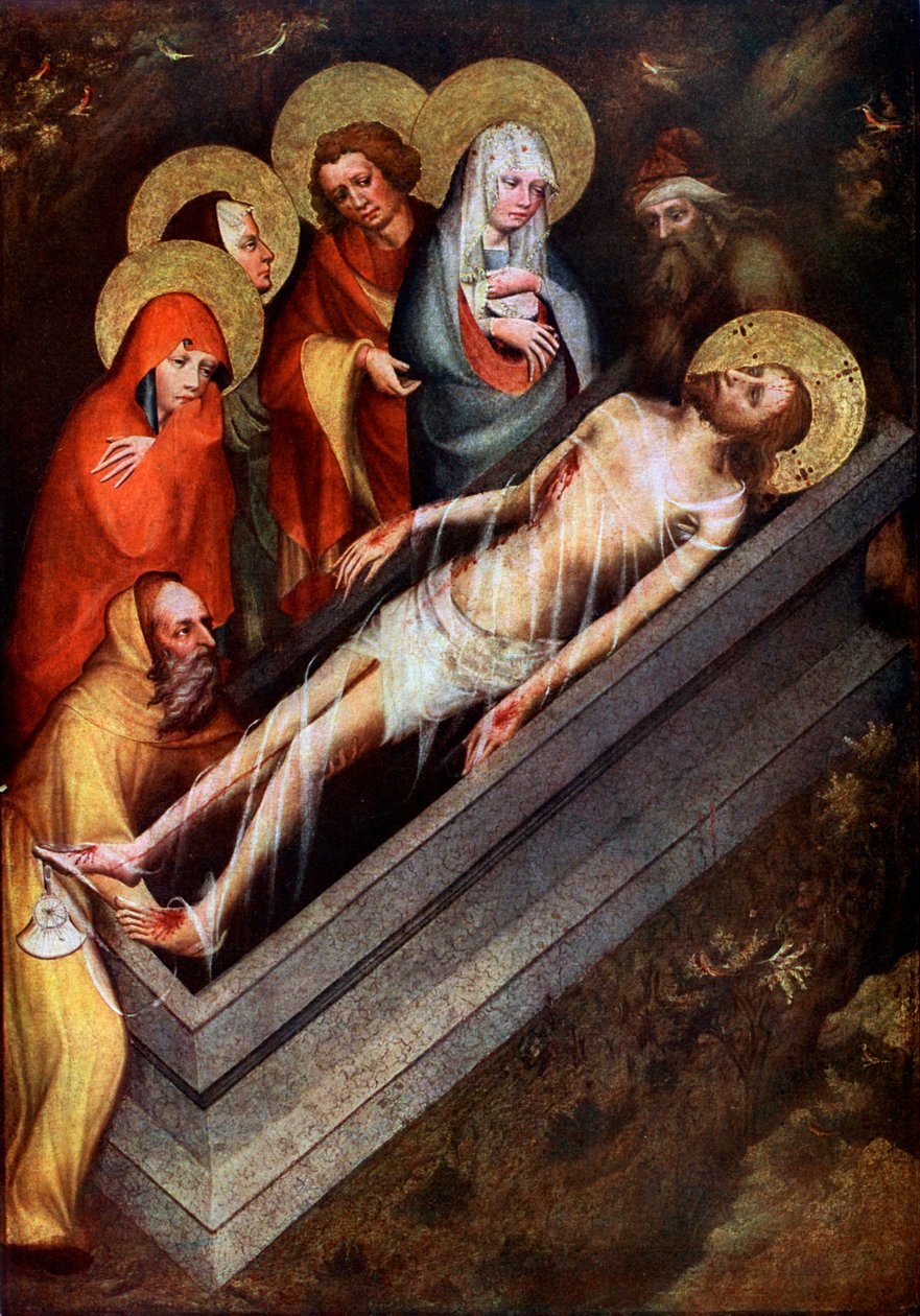 The Tomb of Christ, Master of the Trebon Altarpiece, ca 1380, 1955 av Master of the Trebon Altarpiece