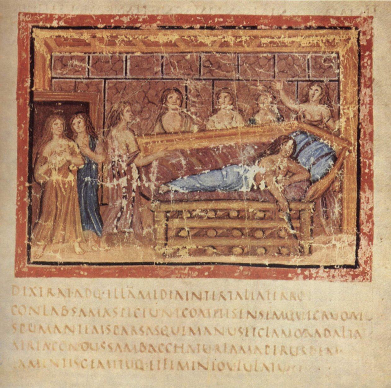 Didos död, ca 400 av Master of the Vatican Vergil