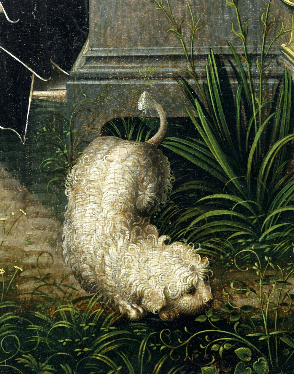 Predikan av Saint Gery, "den pastorala predikan" ... av Master of the View of Saint Gudula