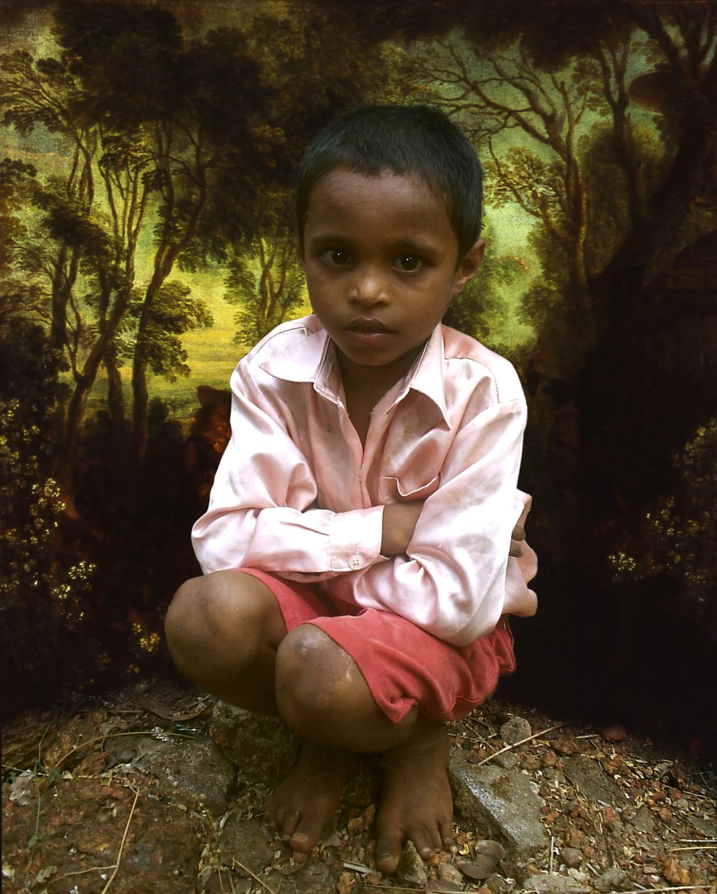 Idle Young 1, 2005 (fotografisk kopia av c-typ) av Mat Collishaw