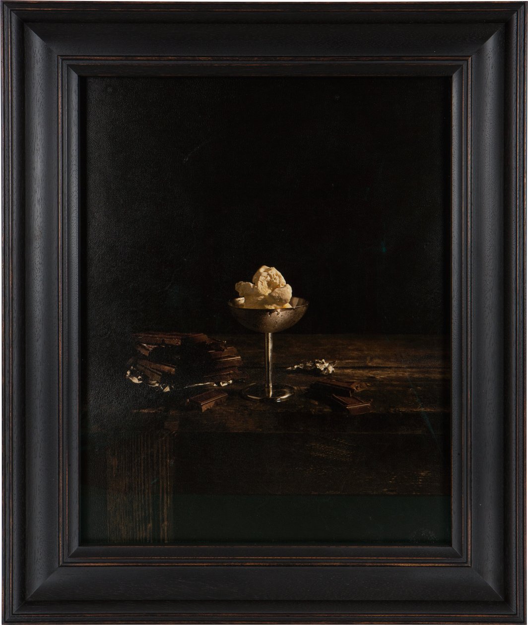 Last Meal on Death Row, Dobie Gillis Williams, 2012 (digitalt transfertryck på pergament av getskinn) av Mat Collishaw