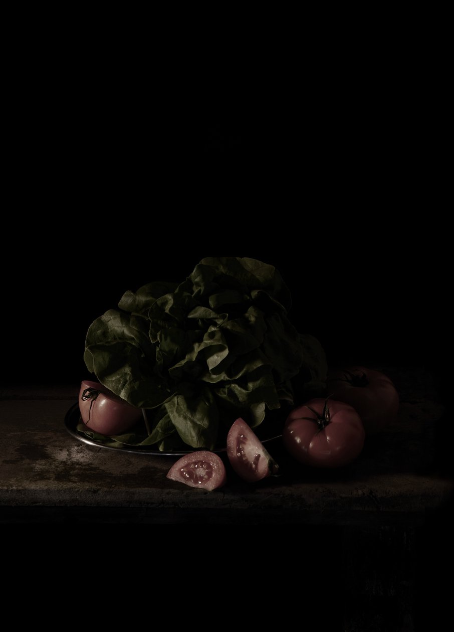 Sista måltiden i dödscellen, Texas; Chester Wicker, 2011 (fotografi av C-typ) av Mat Collishaw