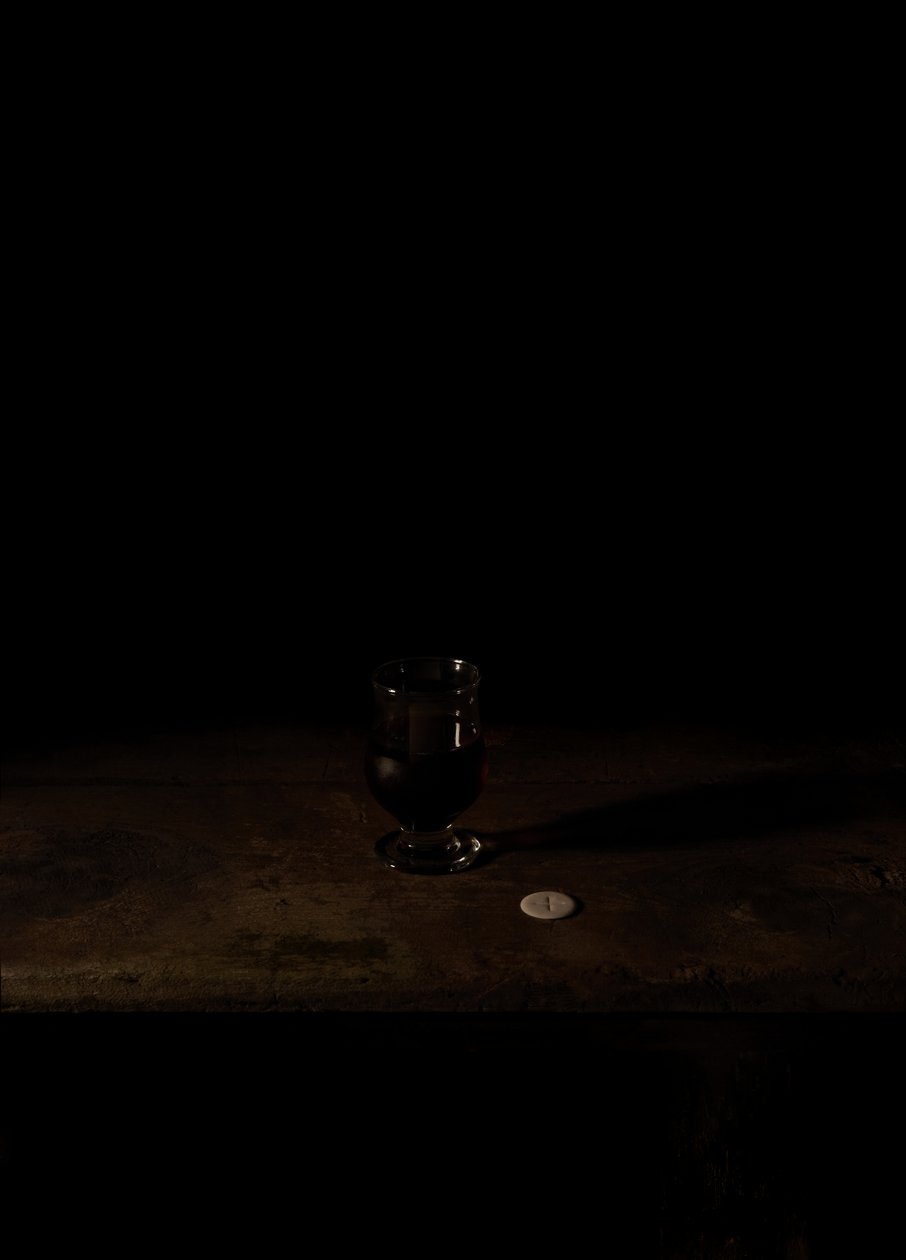 Sista måltiden i dödscellen, Texas; Jonathan Nobles, 2011 (fotografi av C-typ) av Mat Collishaw