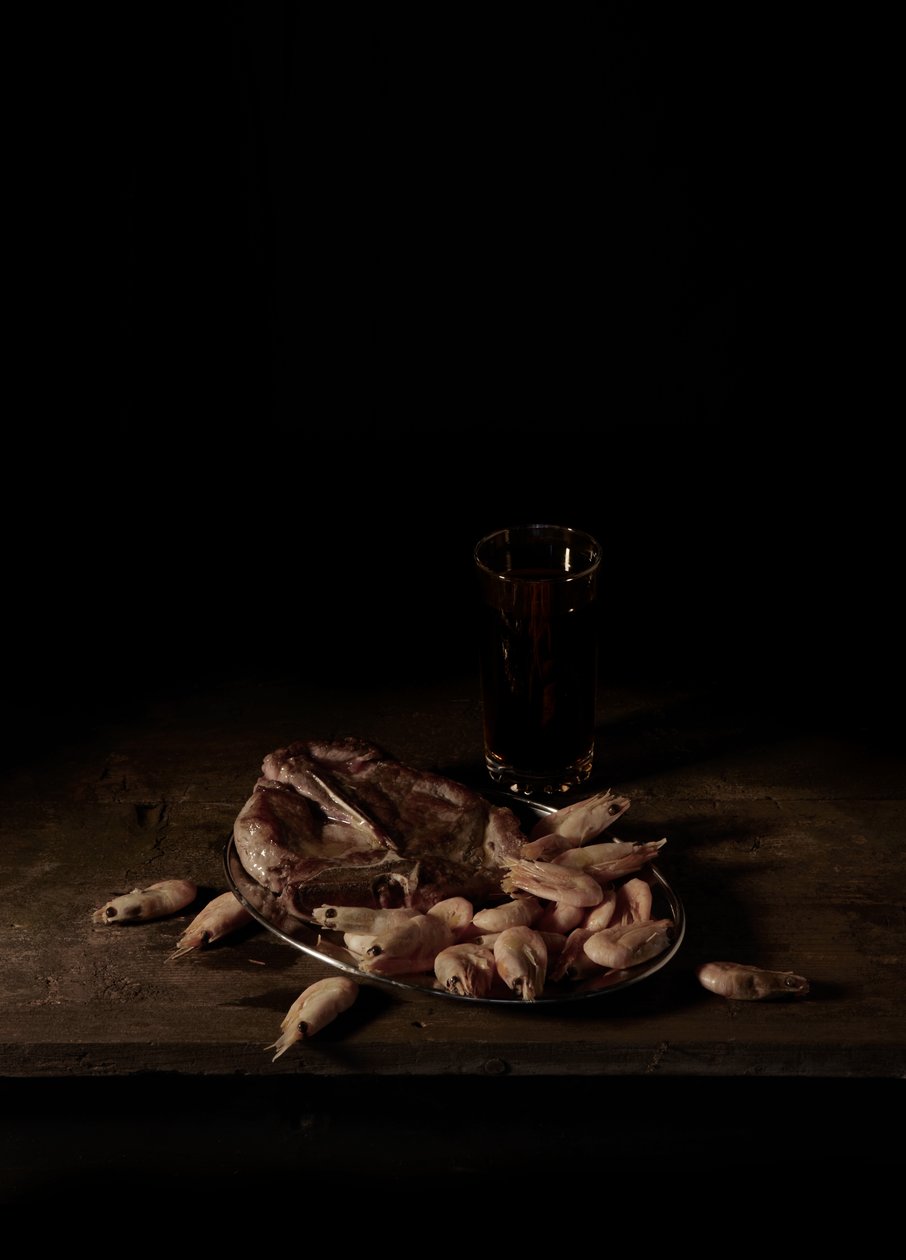 Sista måltiden i dödscellen, Texas; Martin Vegas, 2011 (fotografi av C-typ) av Mat Collishaw