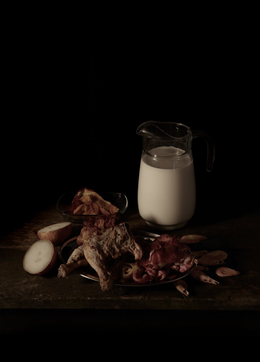 Sista måltiden i dödscellen, Texas; Sammie Felde Junior, 2011 (fotografi av C-typ) av Mat Collishaw