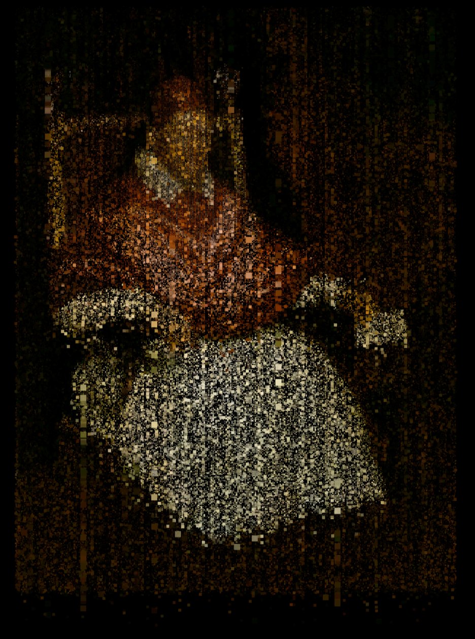 The End of Innocence, 2009 (skärm, projektor och hårddisk) av Mat Collishaw