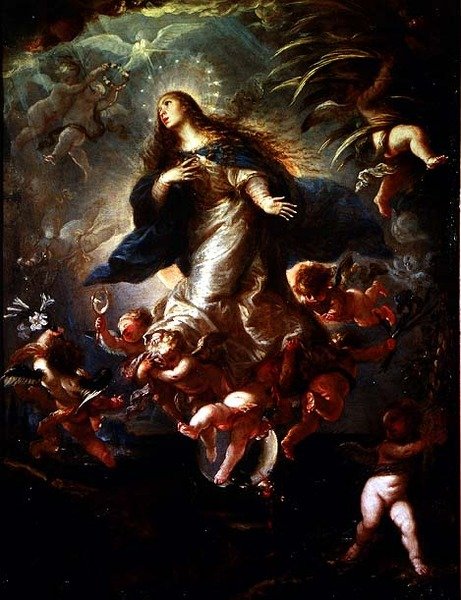 Immaculate Conception (olja på duk) av Mateo Cerezo