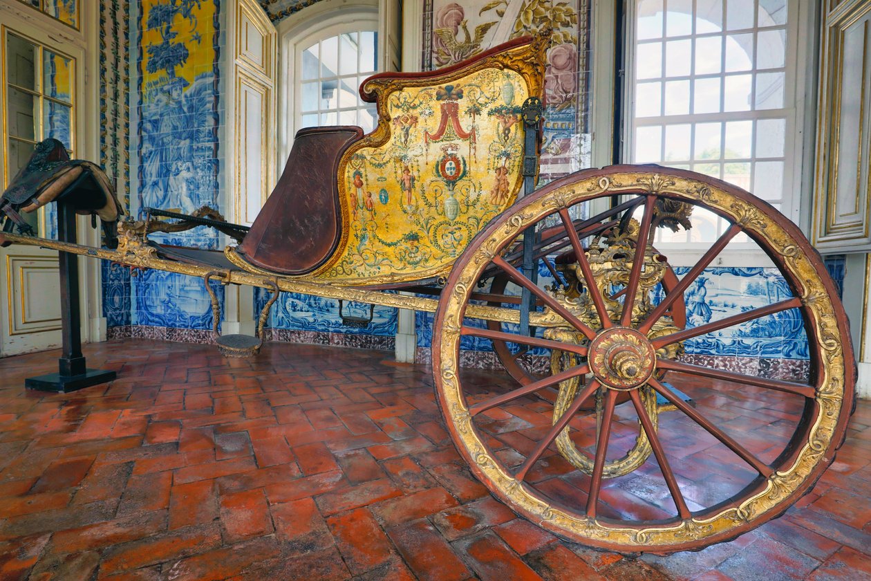 Queluz Palace, Queluz, Portugal. Dekorerad vagn., 2020 (foto) av Mateus Vicente de Oliveira