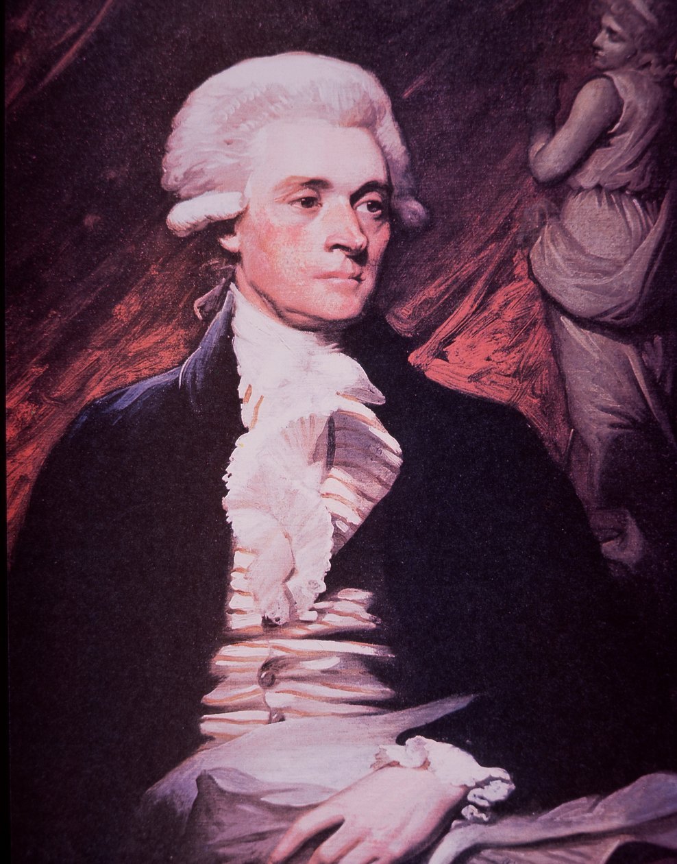 Thomas Jefferson som USA:s ambassadör i Frankrike av Mather (after) Brown