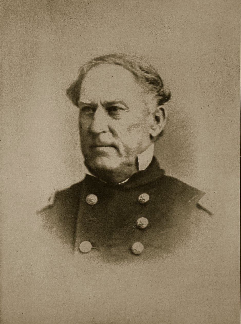Amiral David G. Farragut, 1861-65 av Mathew B. Brady