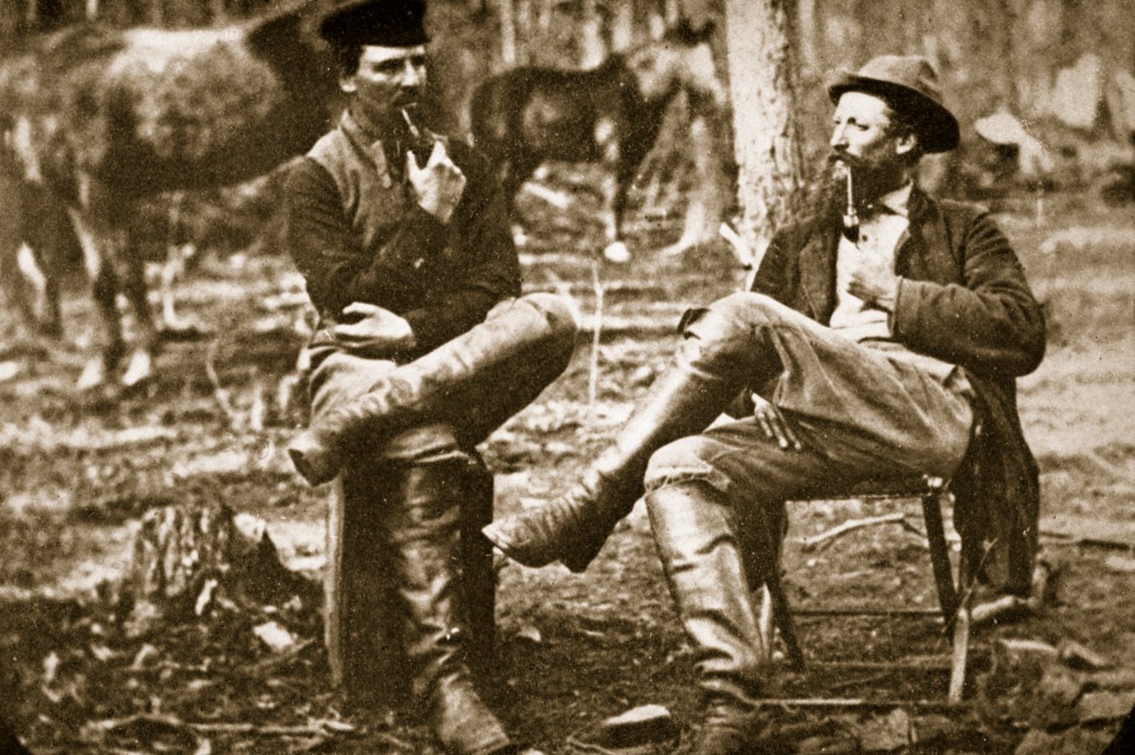 Diskutera sannolikheterna för ett framsteg, 1861-65 av Mathew B. Brady