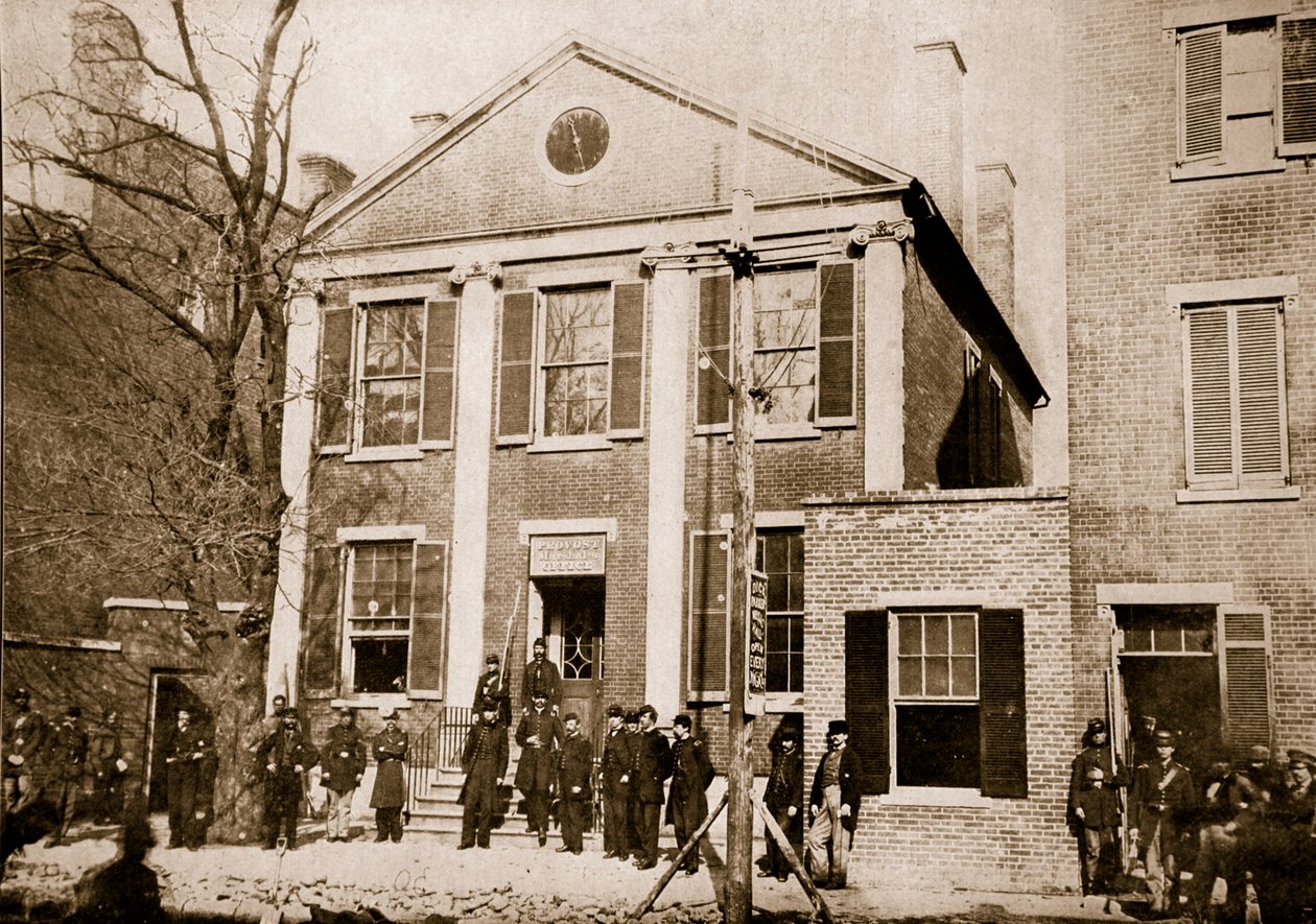 Provost Marshalls kontor, Alexandria, 1861-65 av Mathew B. Brady