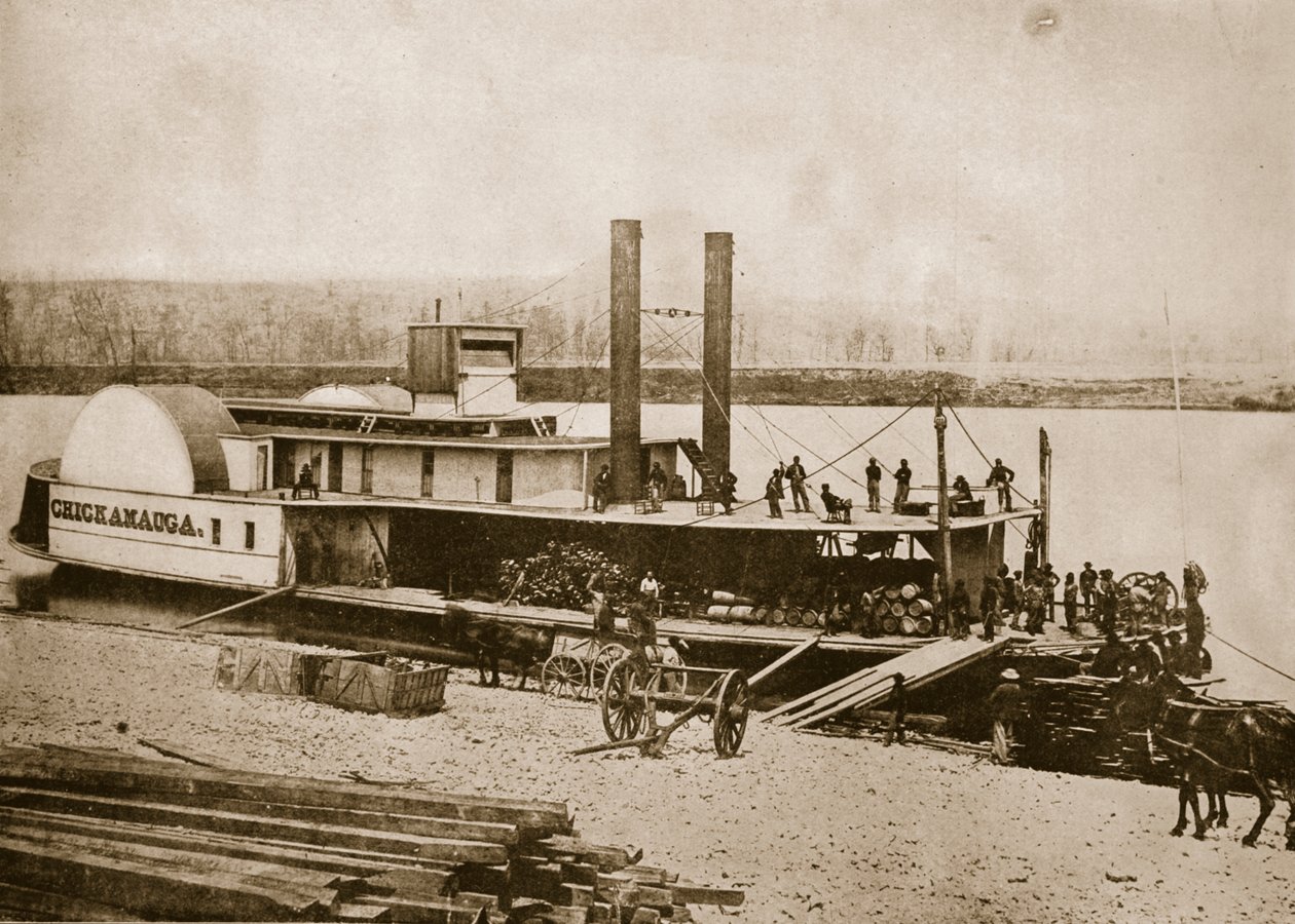 Transport av förnödenheter, 1861-65 av Mathew B. Brady