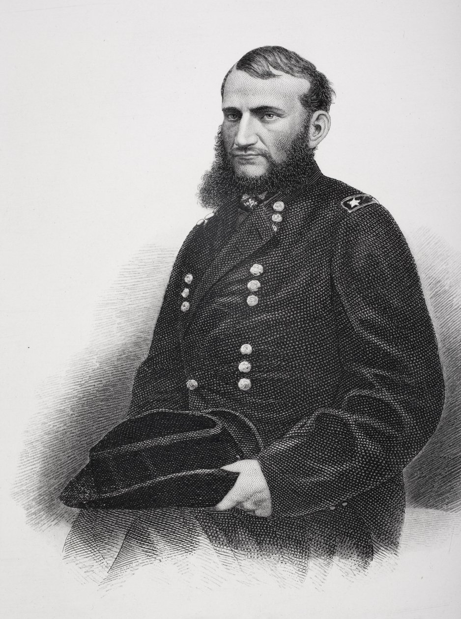 Porträtt av Judson Kilpatrick (1836-81) av Mathew B. Brady