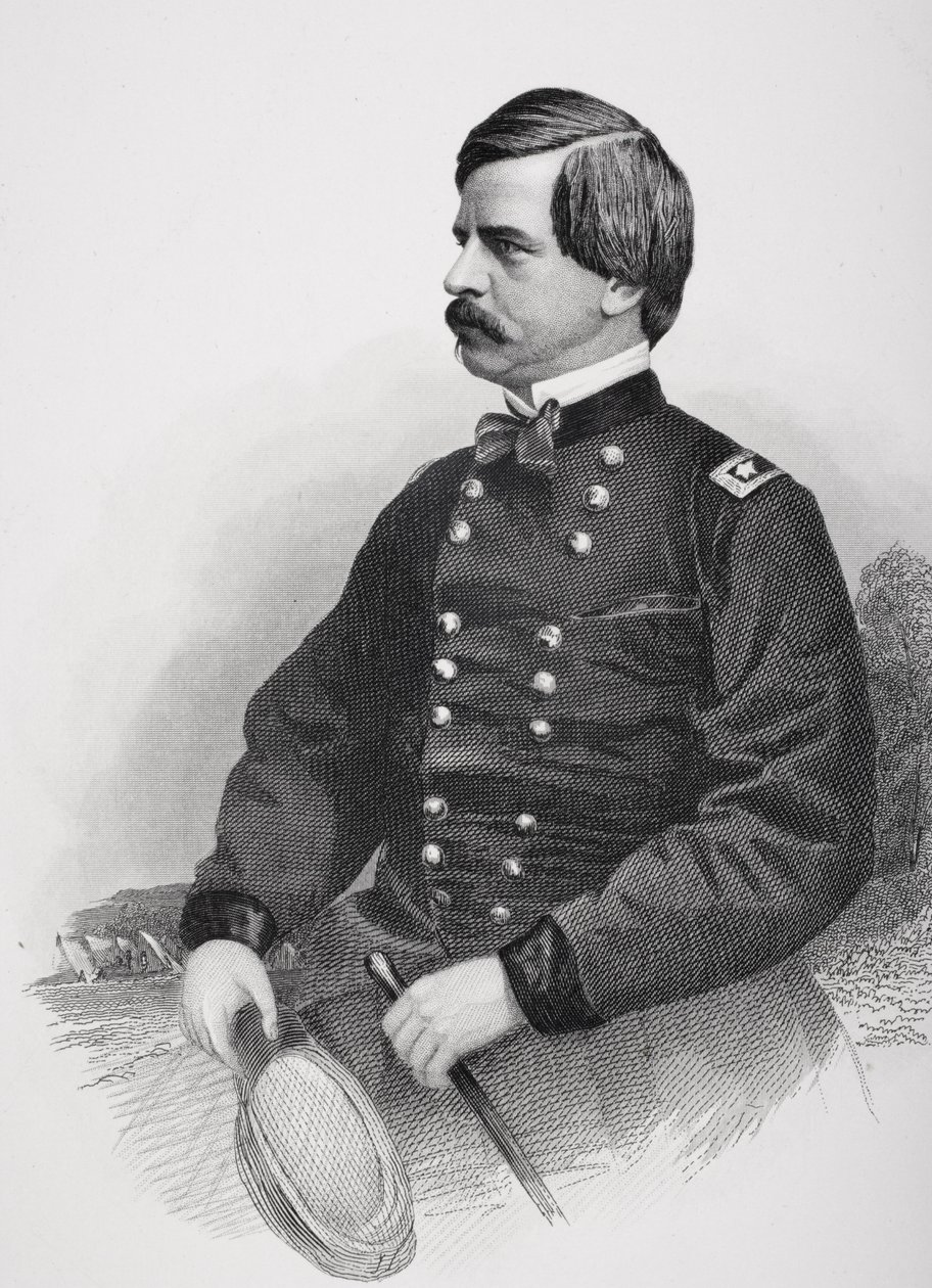 Porträtt av Nathaniel Prentiss Banks (1816-94) av Mathew B. Brady