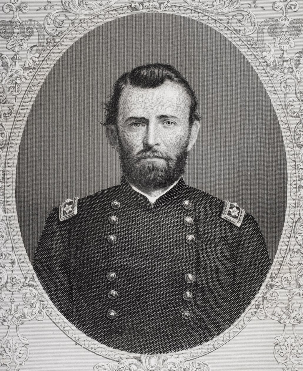 Ata o Ulysses S. Grant (1822-85) swed av Mathew B. Brady