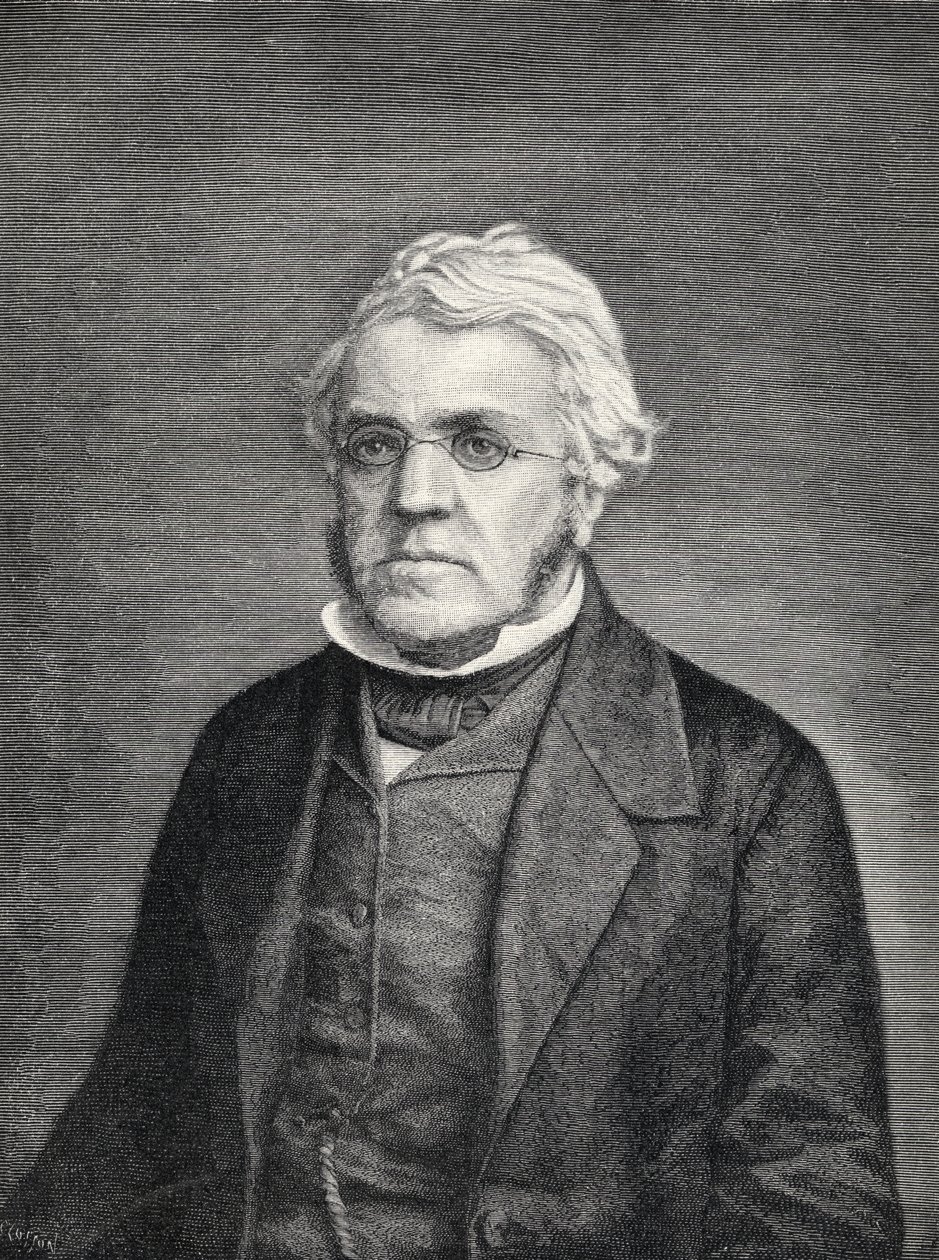 Porträtt av William Makepeace Thackeray, graverad av W.B. Closson från en daguerreotypi tagen av Brady under Thackerays resa till Amerika, från "The Century Illustrated Monthly Magazine", maj till oktober av Mathew B. Brady