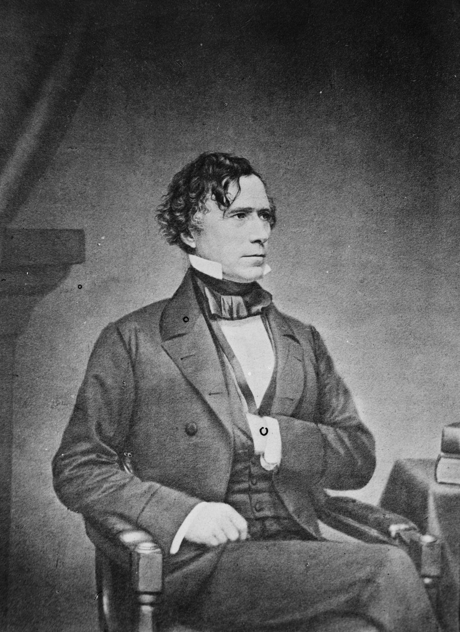 President Franklin Pierce, 1855-65 av Mathew B. Brady