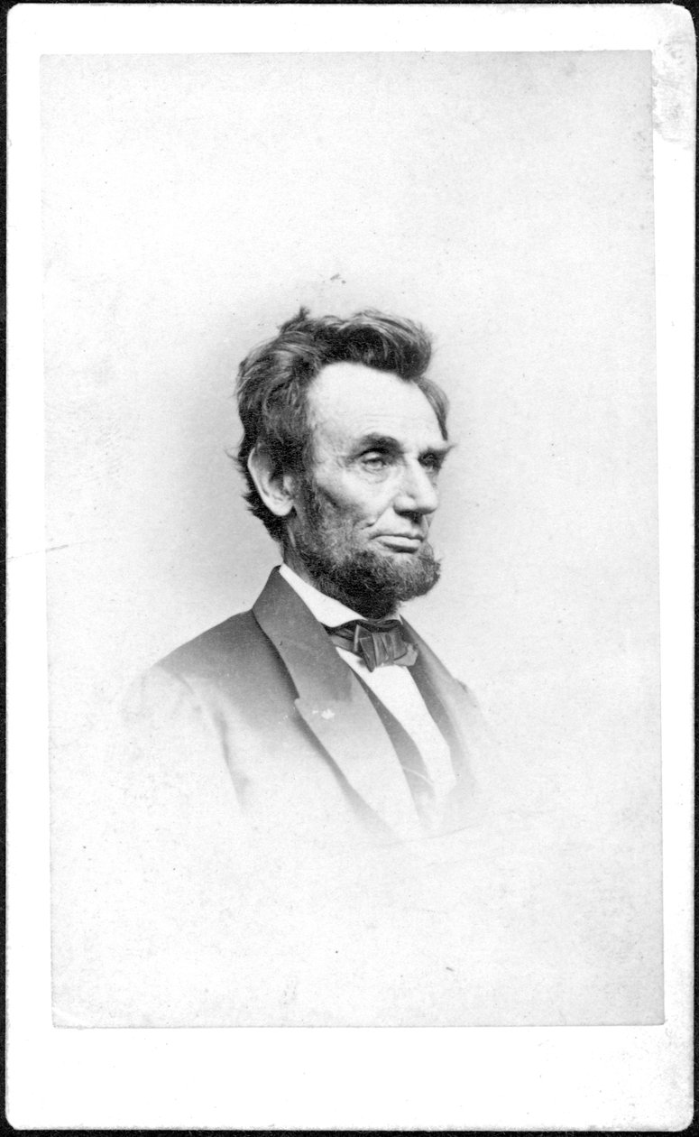 President Lincoln under sin sista vecka i livet, 1865 av Mathew B. Brady