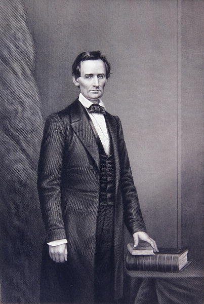 Abraham Lincoln, från "The Drawing-Room Portrait Gallery of Emminent Personages". av Mathew (after) Brady