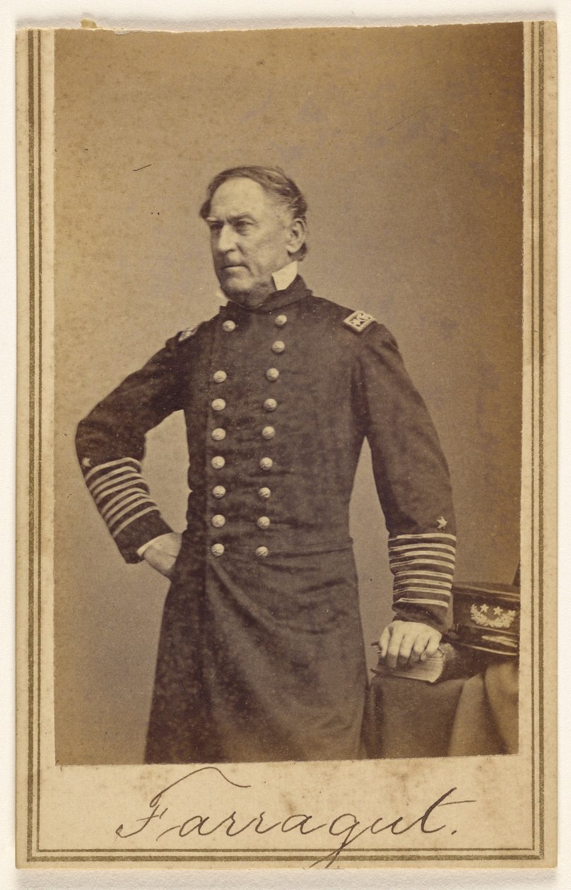 Amiral [David Glasgow] Farragut av Mathew B. Brady