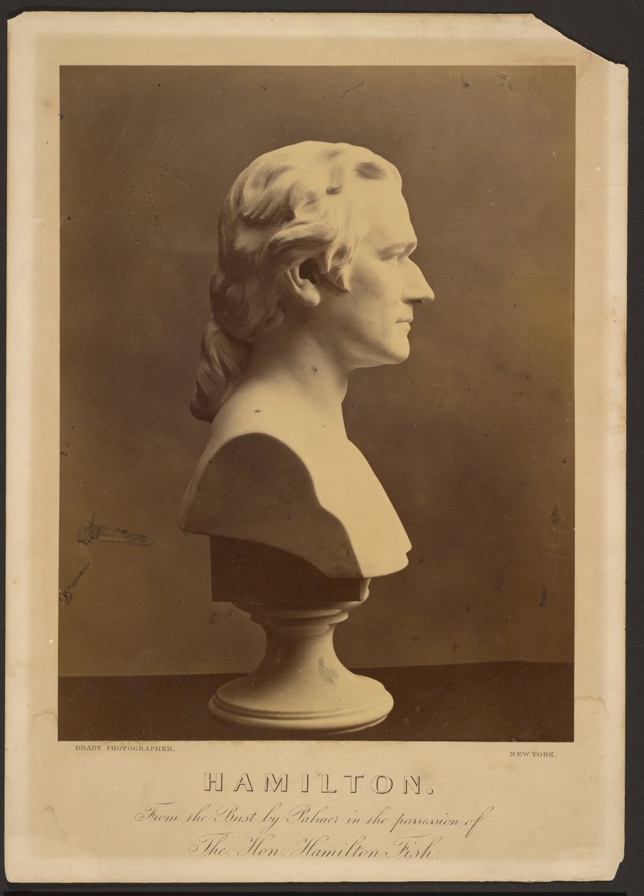 [Byst av Alexander Hamilton] av Mathew B. Brady