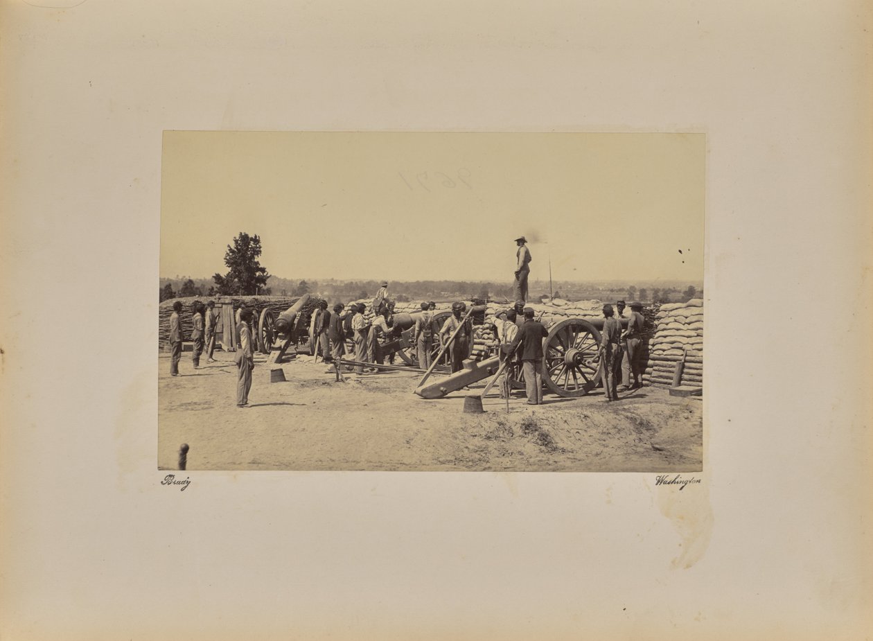 Kapten [illegalt] batteri av Mathew B. Brady