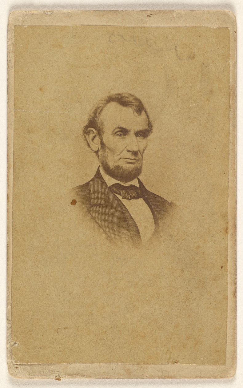[Gravyr av Abraham Lincoln efter ett fotografi av Mathew B. Brady] av Mathew B. Brady