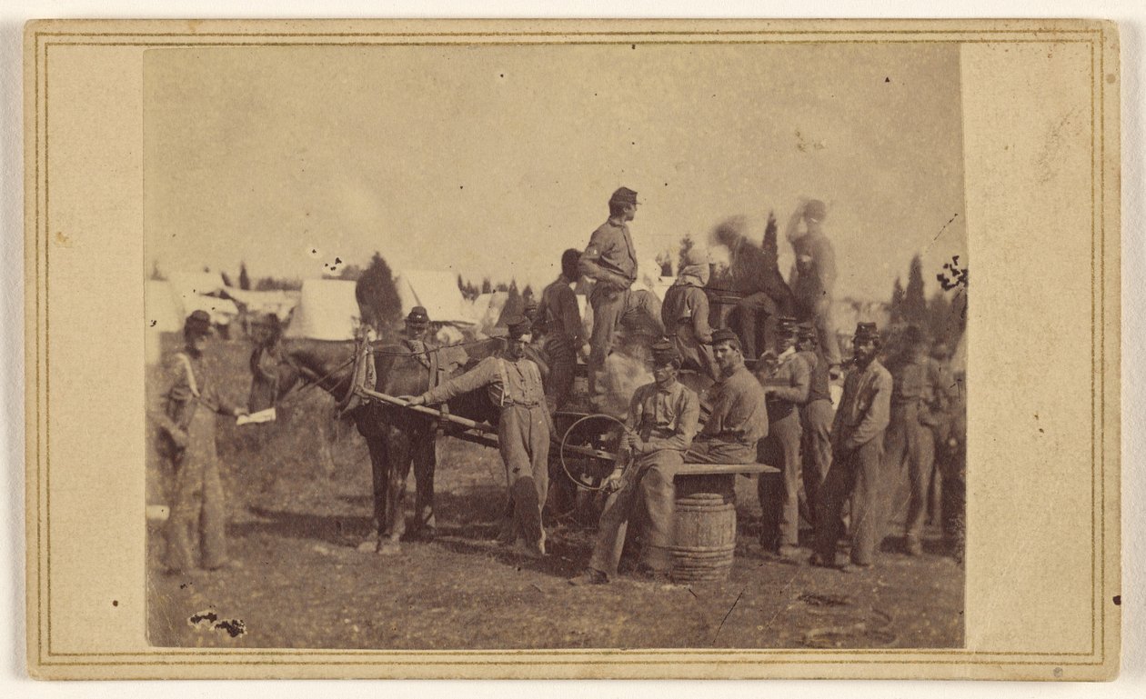 [Nybyggarna i Ft. Runyon] av Mathew B. Brady