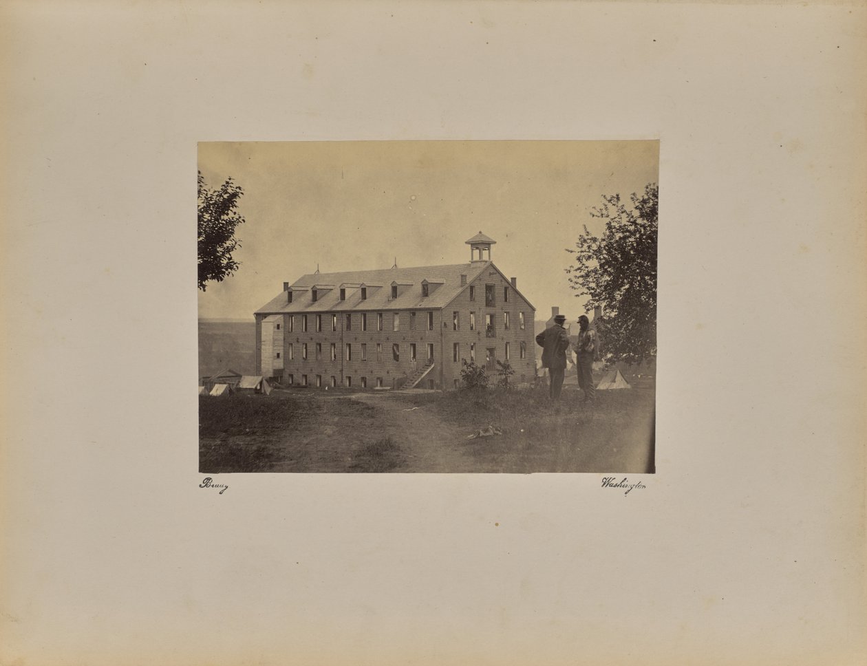 Libbey [sic]-fängelset av Mathew B. Brady