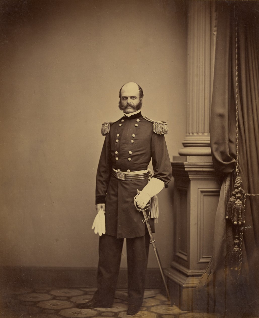 Generalmajor A.E. Burnside av Mathew B. Brady