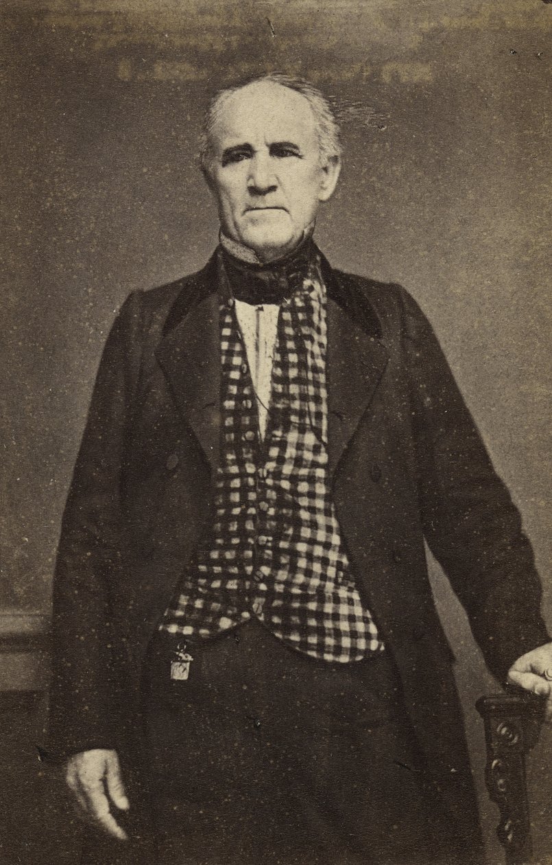 Sam Houston, ca 1860-65 (albumen-silvertryck) av Mathew B. Brady