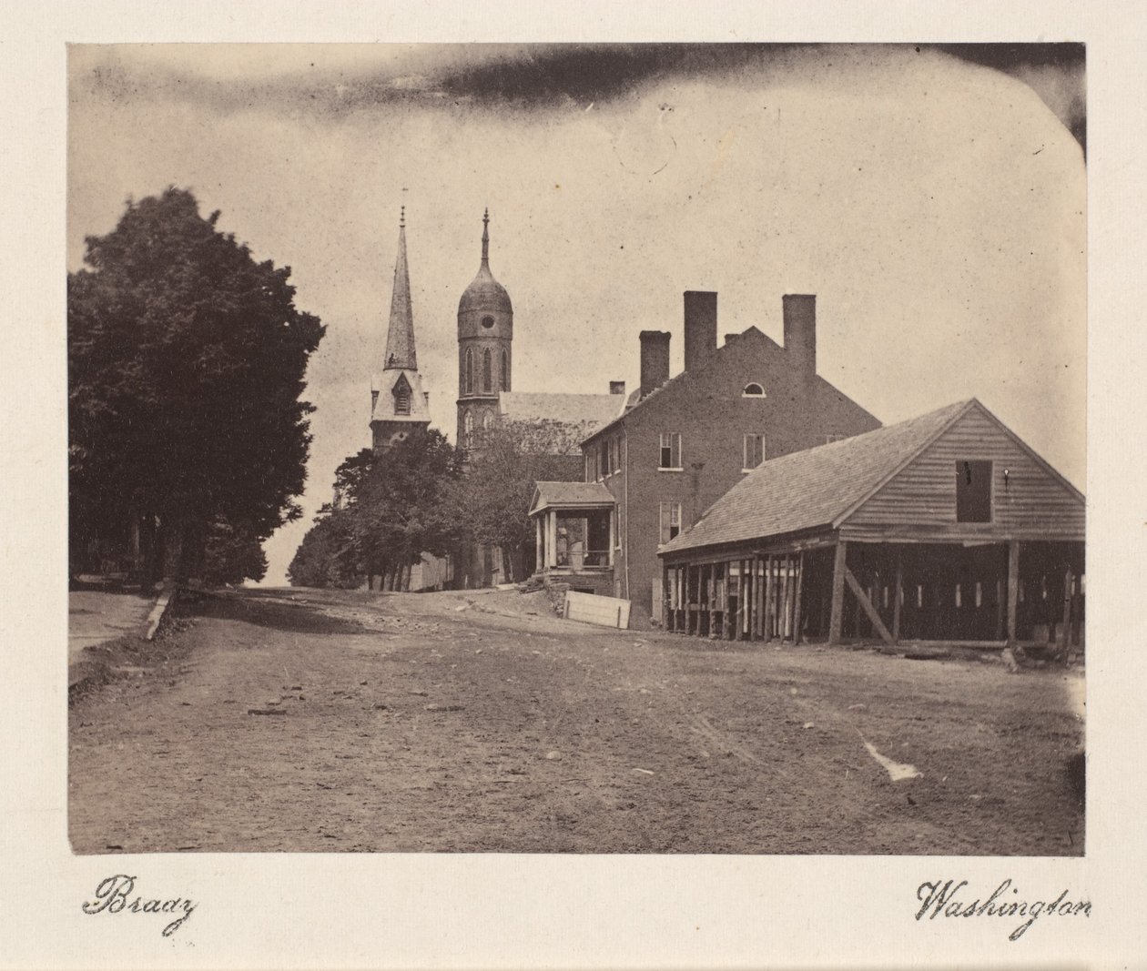 Andra kårens sjukhus, Washington, D.C. av Mathew B. Brady