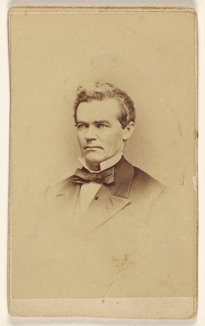 [Oidentifierad man, avbildad i vignettstil] av Mathew B. Brady