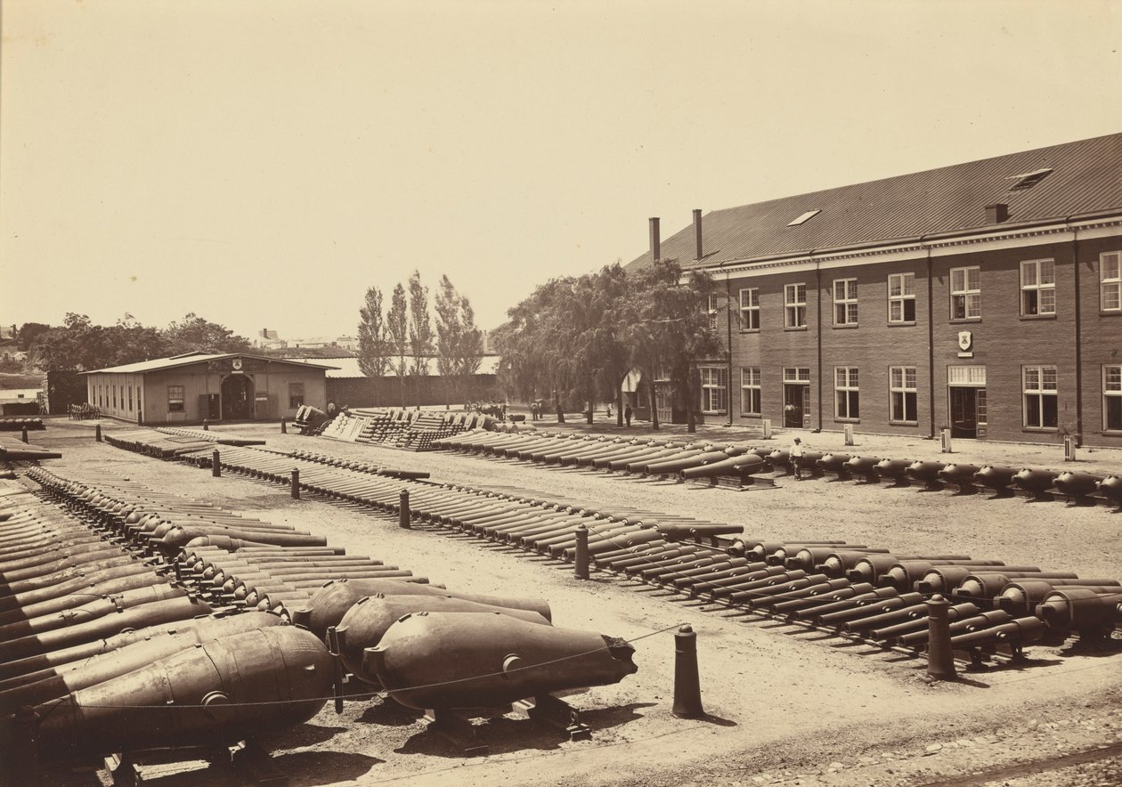 Vyer från marinens artillerivarv, Washington, D.C., juni av Mathew B. Brady