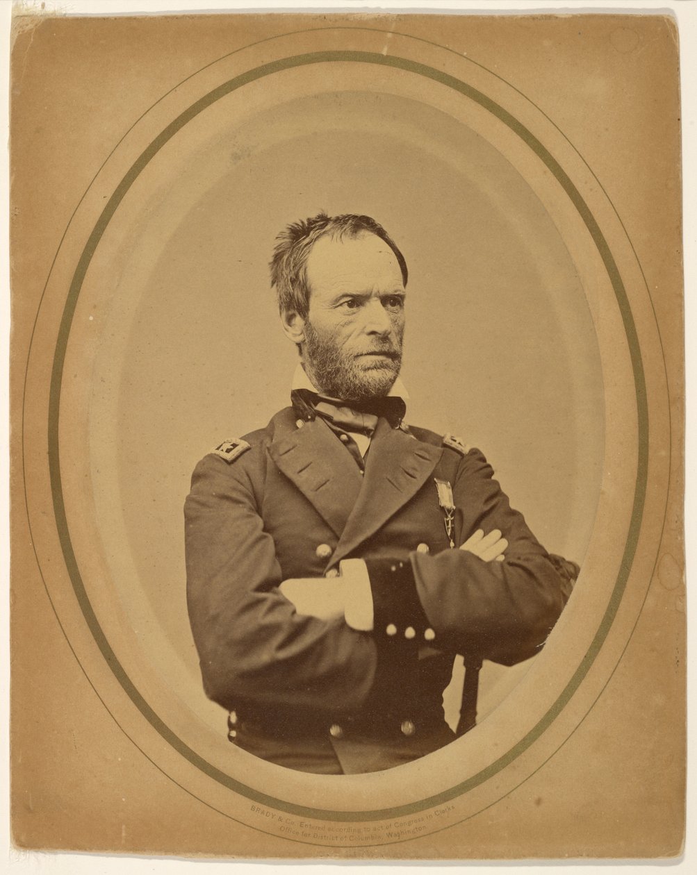[William Tecumseh Sherman] av Mathew B. Brady